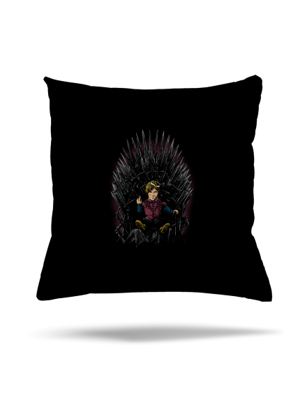 Tyrion na trůnu polštář Black