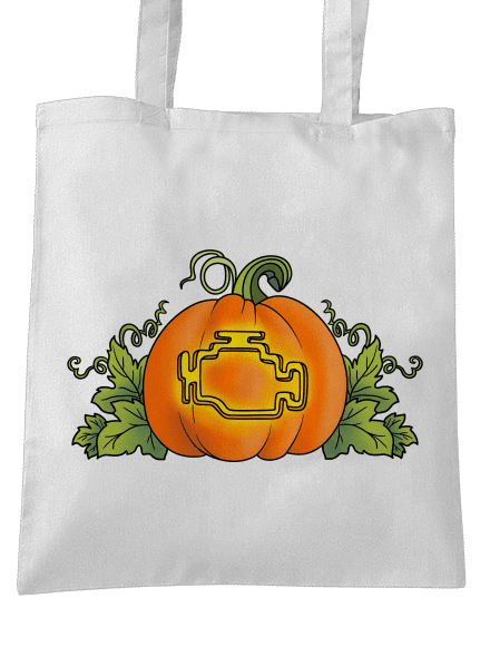 Strašidelný Halloween taška White