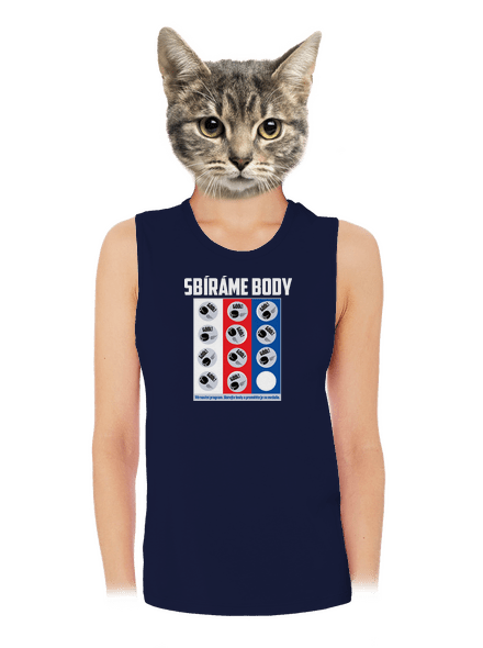 Sbíráme body - hokej dámské tílko volné Navy
