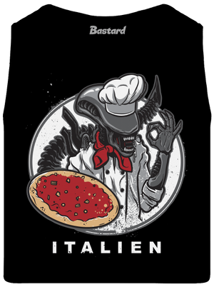 Italien pánské tílko Black