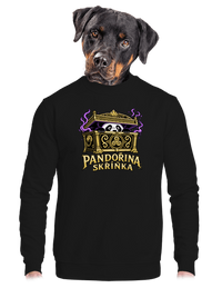 unisex mikina bez kapuce