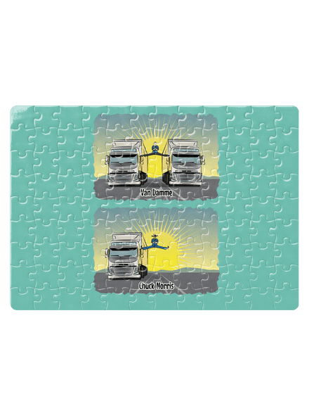 Chuck & Truck puzzle White