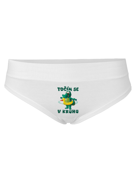 Točím se v kruhu dámské kalhotky White