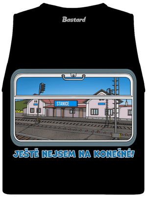 Nejsem na konečné dámské tílko volné Black