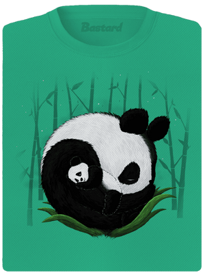 Dvě spící pandy dámské sportovní tričko Mint Mal