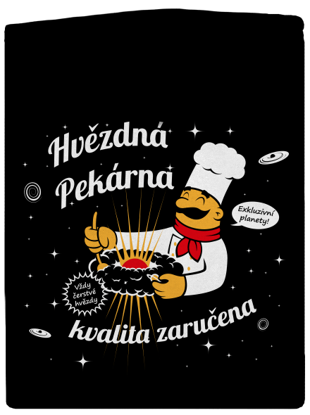 Hvězdná pekárna dámská mikina na zip Black