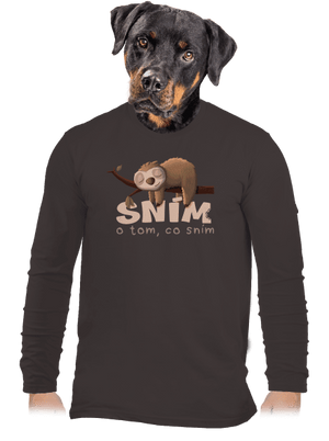 Sním o tom, co sním pánské dlouhý rukáv Bear Brown