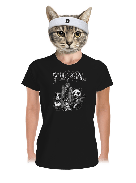ZOO metal dámské sportovní tričko Black