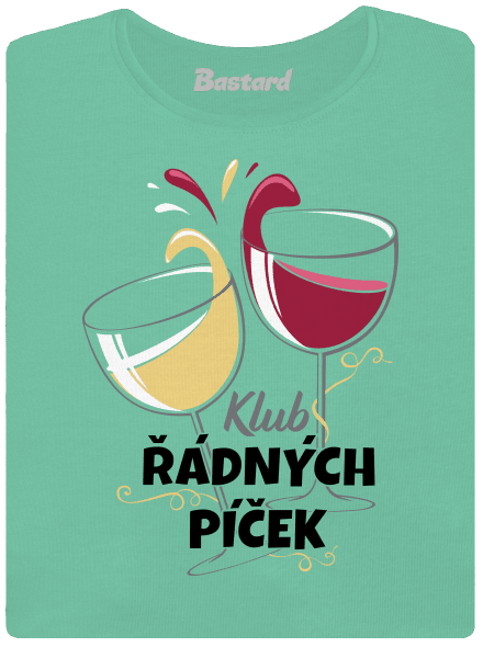 Klub řádných píček dámské tričko premium Mint Mal