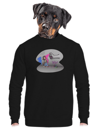 unisex mikina bez kapuce