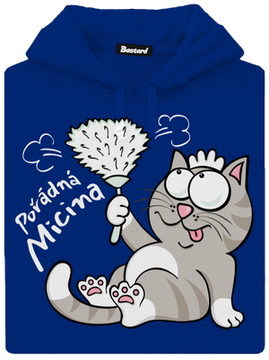 Macek a Micina dámská mikina klokanka Royal Blue Mal