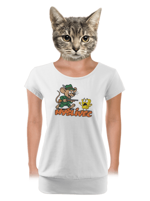 dámské tričko s lemem