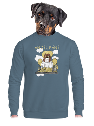 unisex mikina bez kapuce