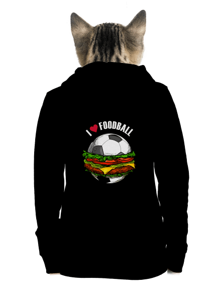Foodball dámská mikina na zip Black