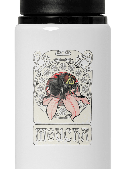 Moucha lahev na vodu White