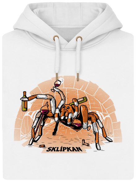 Sklípkan unisex mikina premium Snowwhite