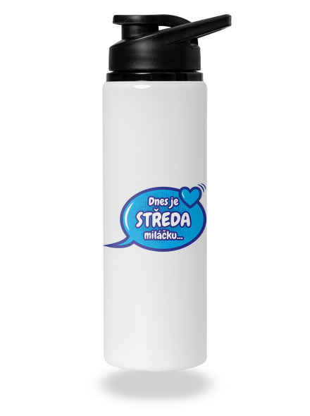 Dnes je středa lahev na vodu White