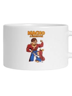 Macho a Šebestová hrnek makronka White