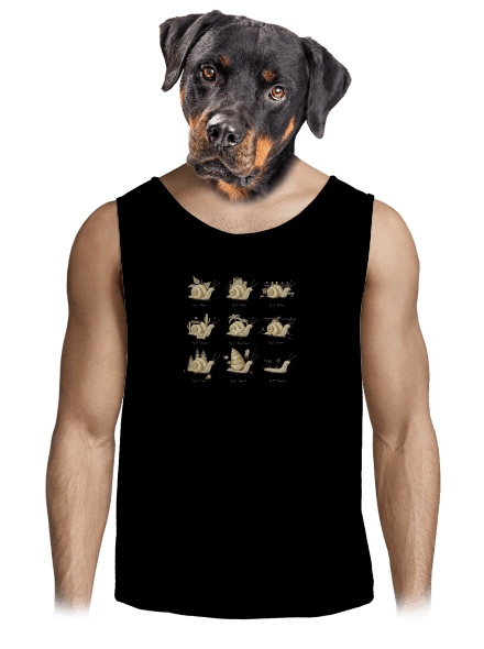 Sladký domov pánské tílko Black
