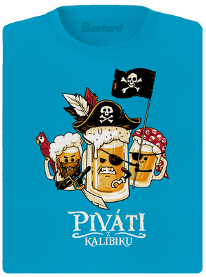 Piváti z Kalibiku dámské sportovní tričko Blue Atol