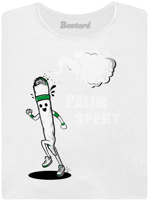 Pálím špeky dámské tričko s lemem White