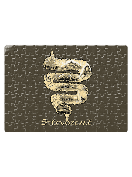 Střevozemě puzzle White