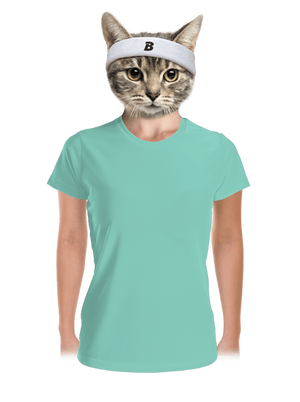 Bez potisku dámské sportovní tričko Mint Mal