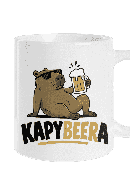 Kapybeera klasický hrnek White