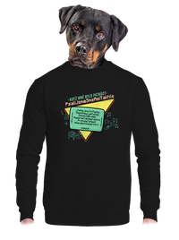 unisex mikina bez kapuce