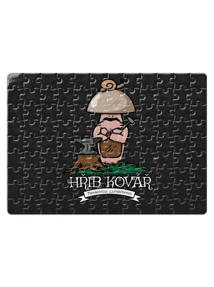 Hřib kovář puzzle White