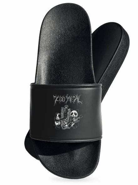 ZOO metal pantofle Black
