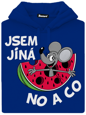 Jsem jiná dámská mikina klokanka Royal Blue Mal