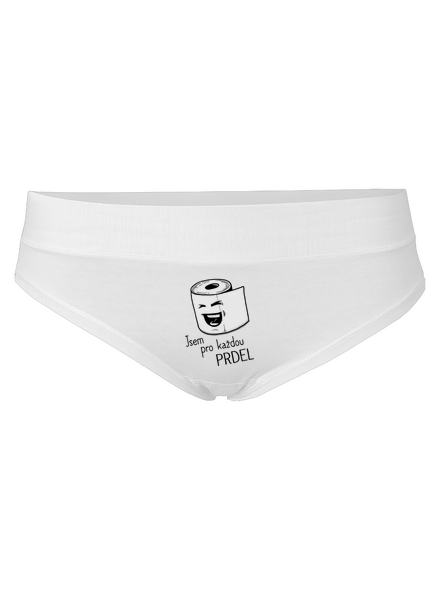 Prdel dámské kalhotky White