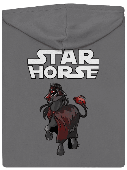 Star horse dámská mikina na zip Steel Gray