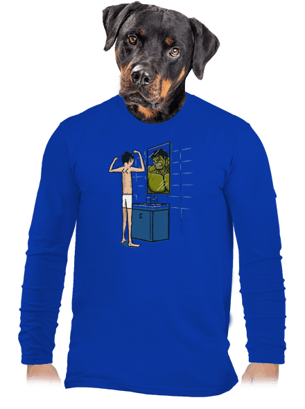 Hulk pánské dlouhý rukáv Royal Blue