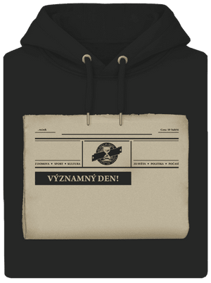 Věštecké listy unisex mikina premium Dark Black