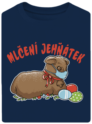 Mlčení jehňátek unisex tričko oversized Midnight Blue