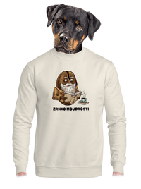 unisex mikina bez kapuce