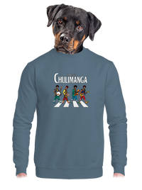 unisex mikina bez kapuce