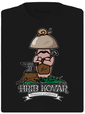 Hřib kovář dámské sportovní tričko Black