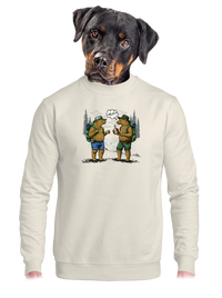 unisex mikina bez kapuce