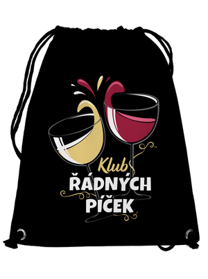 Klub řádných píček vak Black