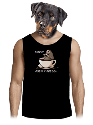 V pressu pánské tílko Black