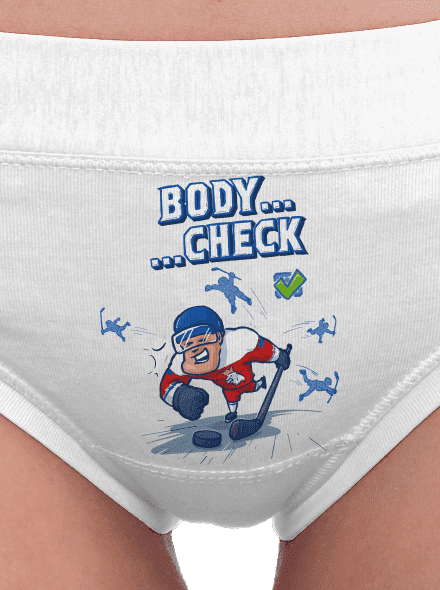 Body check dámské kalhotky White