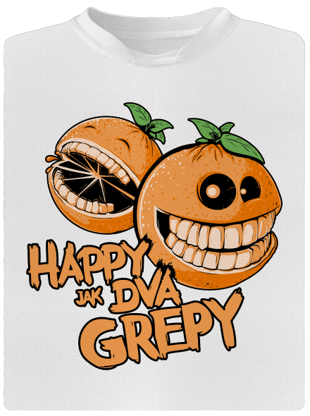 Happy grepy dětské sportovní tričko White