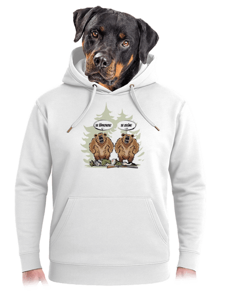 Medvědi unisex mikina premium Snowwhite