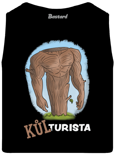Kůlturista pánské tílko Black