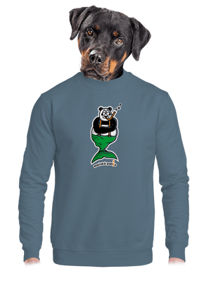 unisex mikina bez kapuce