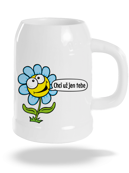 Chci už jen tebe půllitr White