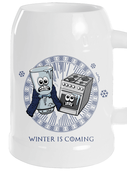 Winter is coming půllitr White